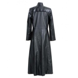 Neo Matrix Keanu Reeves Trench Coat